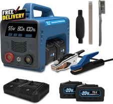 Battery-Powered Stick/Flux Core Welder Cordless Welder ARC MMA DC Welder Mach...
