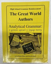 Analytical Grammar The Great World Authors Fi...