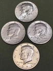 Set of Four Kennedy Half Dollars 1970-D, 1971-P D S
