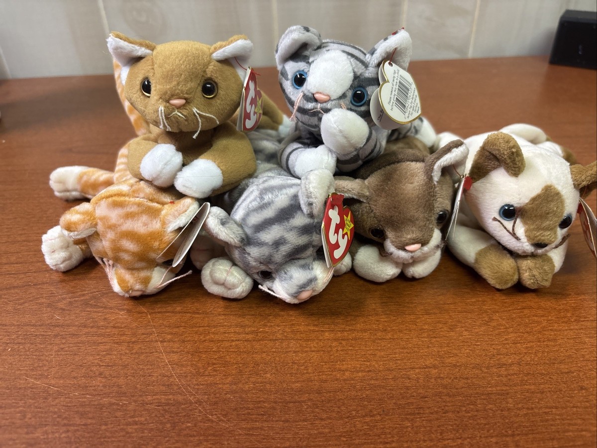 Pounce Nip The Cat Beanie Baby Estates Sale Ty Beanie Babies