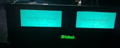 OLD SCHOOL MCINTOSH MPM4000 METER NEW BULBS WORKS PERFECTLY
