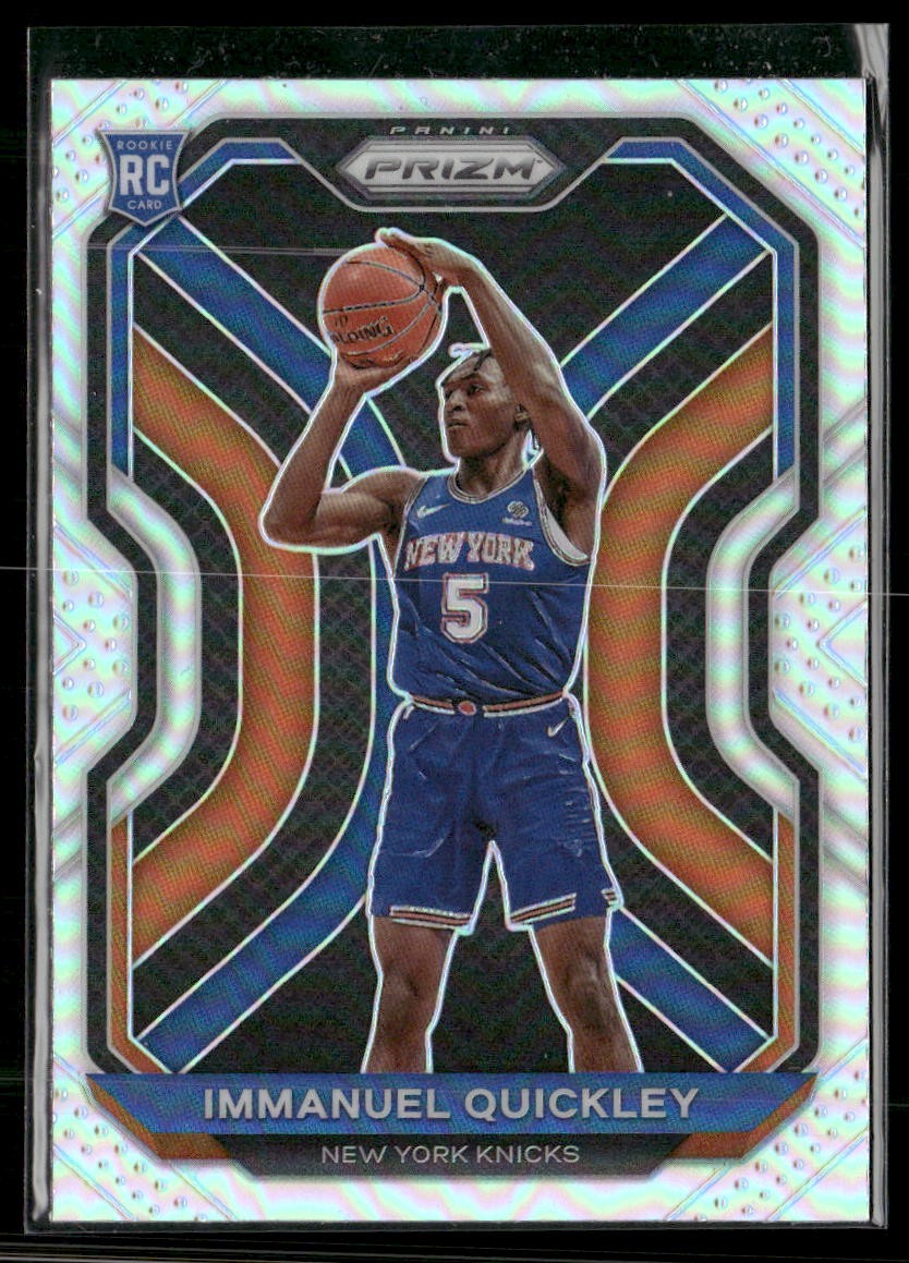 2020-21 Panini Prizm #296 Immanuel Quickley Silver Prizms