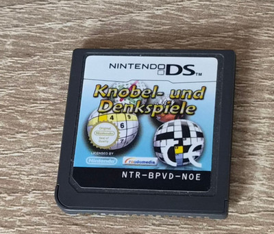 Knobel- und Denkspiele (Nintendo DS, 2011) nur Modul - SEHR GUT