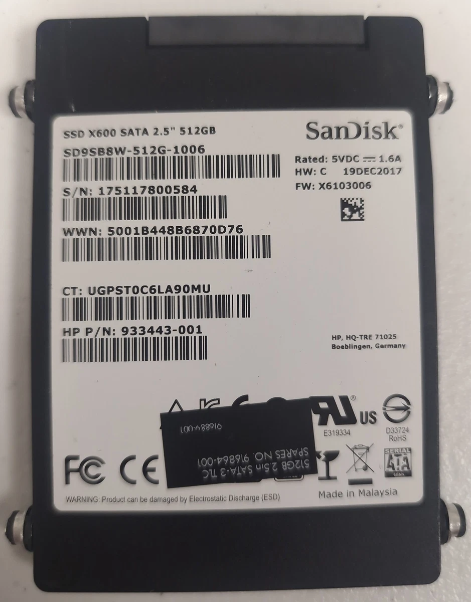 SanDisk 512 GB Solid State Drives for sale - eBay