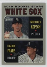2019 Topps Heritage Chrome 372/999 Michael Kopech Caleb Frare #THC-7 02l6