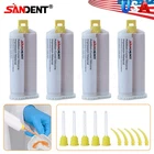 4 X 50ML VPS Bite Registration Material Unflavor Cartridges Dental PVS