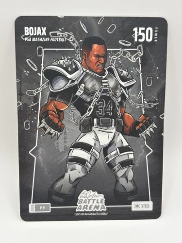 2025 BOJAX Battle Arena 150 Power Card - Bo Jackson PSA Insert