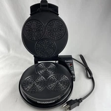 Pizzelle Pro Express Bake Chef’s Choice 835 PizzellePro Waffle Cannoli Maker