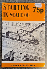 Peco Starting in Scale OO Booklet - 3rd Edition - 1968