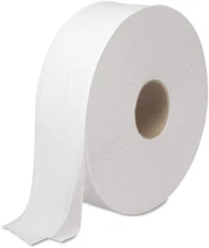 6102B 3.5 In. X 2000 Ft. JRT Septic Safe 2-Ply Bath Tissue - Jumbo, White (6/Car