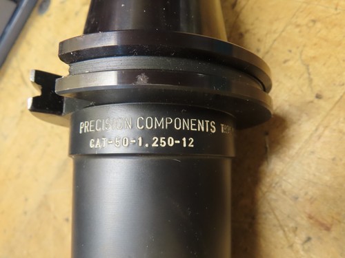 CAT50 Precision Components CAT-50-1.250-12 1-1/4" end mill tool holder - Picture 5 of 16