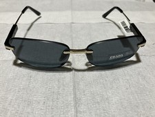 Prada Sunglasses PR68ZS ZVN09T 60mm Pale Gold / Dark Grey Lens