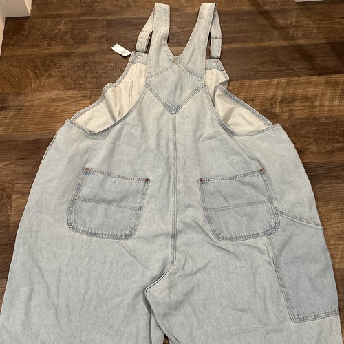 Old Navy Overalls Women’s XXXL Blue Bib Carpenter Painter Work Light Wash Denim - Picture 5 of 13