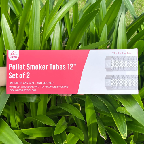 Premium Pellet Smoker Tube 12" (Set of 2) - 5 Hours of Billowing Smoke, Hot or C - Picture 6 of 11