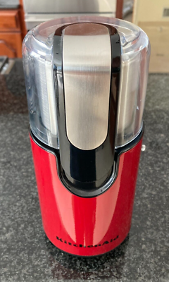 New KitchenAid Blade Coffee Grinder Empire Red BCG111ER Stainless