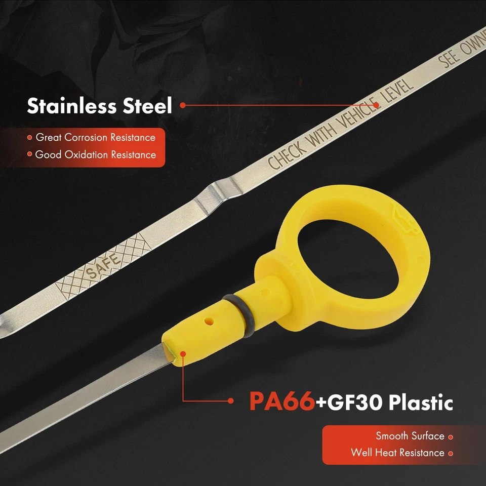 Varilla de medición de aceite de motor para Dodge Journey 2009-2010 Avenger 08-10 Chrysler Sebring Foto 3 de 4