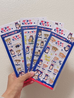 Pop Team Epic Official Pop and Pipi Kawaii Emotion Sticker Fast US Shipping