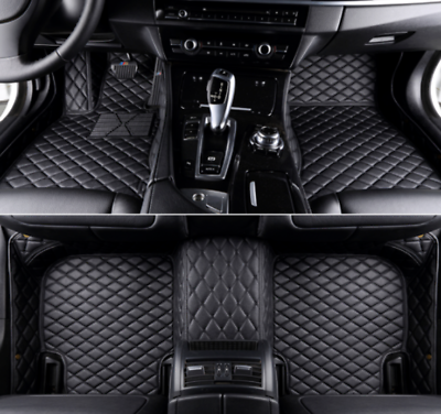#ad Custom For Audi Q3 Q5 Q7 Q8 Luxury Car Floor Mats Waterproof Auto Liner Carpets $98.88