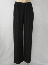 EILEEN FISHER Black Slim Stretch Waistband Pants Plus 1X NWT 208