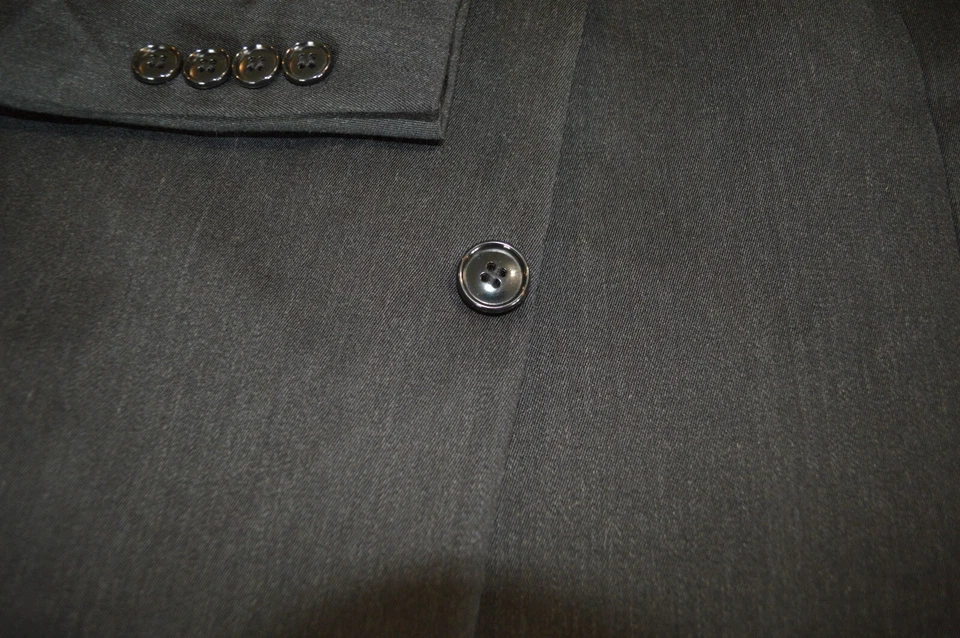 Jones Нью-Йорк мужской 2 btn темно угольно-серый шерсти sport пальто куртка blazer z 48L - Изображение 3 из 4