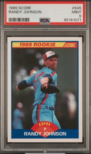1989 Score — Randy Johnson — ROOKIE — MINT PSA 9 — NEW (MAY 2024)