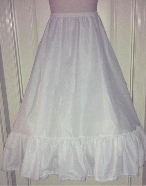 wedding gown slip crinoline