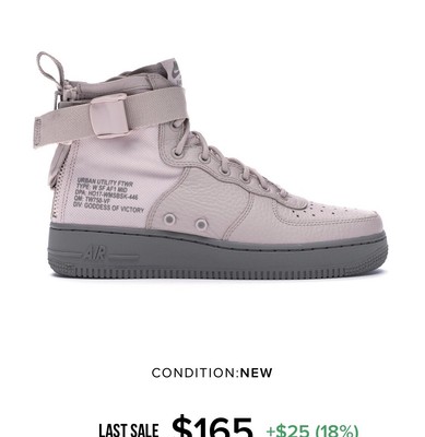 nike sf air force 1 high pink