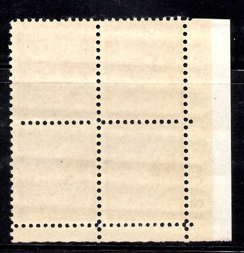 U S SCOTT 831 WILLIAM HOWARD TAFT PREXIE PLATE BLOCK OF 4 MNH - Picture 2 of 2