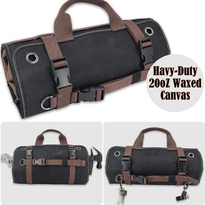 Tool Roll Up Bag with 15 Pockets for Efficient Organization and Quick Deployment