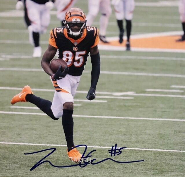 TEE HIGGINS REPRINT 8X10 PHOTO SIGNED AUTOGRAPHED MAN CAVE CHRISTMAS BENGALS