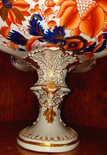 Extremely Rare 1813 Masons Ironstone Dessert Centerpiece Elephant Foot Imari - Picture 14 of 19