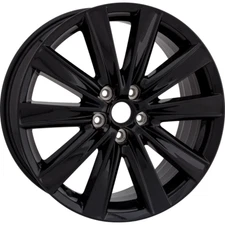 New 19" x 7.5" Gloss Black Alloy Replacement Wheel Rim 2018-2021 for Mazda 6