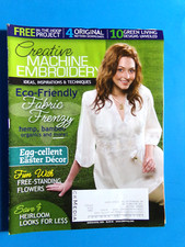 Creative Machine Embroidery Magazine March/April 2009 Easter Decor FREE SHP