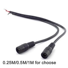 DC Female Power Plug supply 5.5 2.1 Extension 12V cable for CCTV LED strip light
