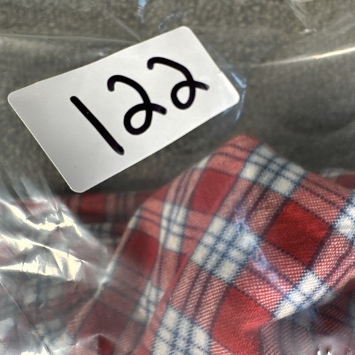 LL Bean Button Down Shirt Men’s Size L-Reg Red Plaid 100% Cotton - Picture 9 of 9