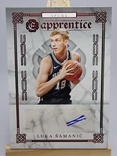 Luka Samanic 2019-20 Chronicles Apprentice Signature Red AP-LSA Auto Spurs