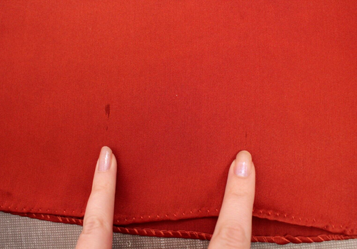 Vintage Pyjamahose Damen 30er Jahre ziegelrot/orange Seide weites Bein Gr. XS/S 1930s - Bild 24 von 24