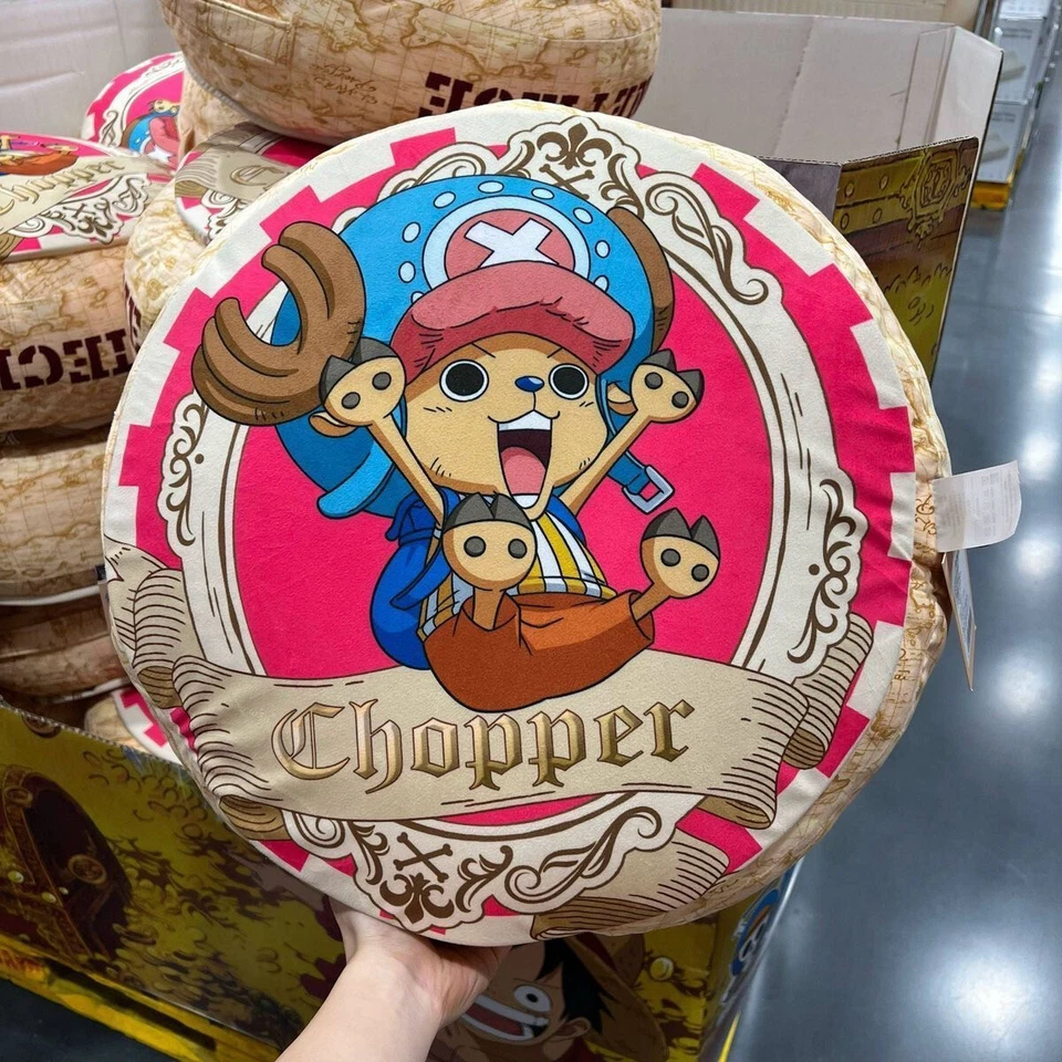 Juguete de peluche Zoro Luffy Chopper anime japonés almohada relleno cojín trasero decoración 50 cm Foto 4 de 4