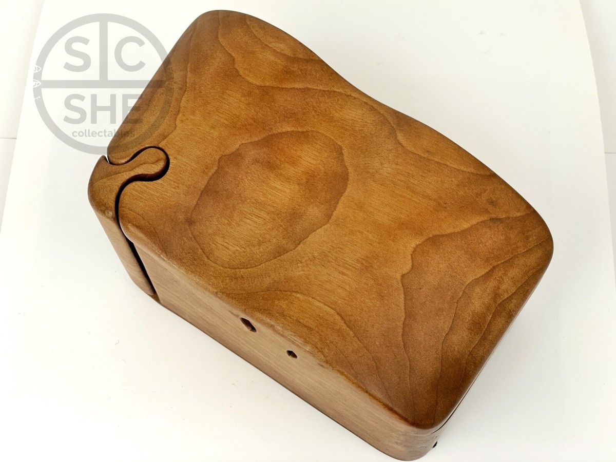 Fred & Marilyn Buss puzzle box | Handmade Maple and Walnut | RARE