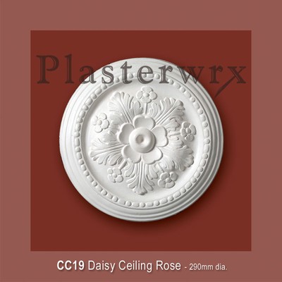 Small Victorian Plaster Ceiling Rose Center Piece Medallion