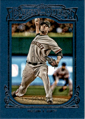 2013 Topps Gypsy Queen Framed Blue #323 Ryan Vogelsong SN499