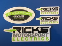 Rick's Motorsport Electrics Motorcycle Kawasaki Glossy Sticker Decal Honda Rick's Motorsport Electrics Motorcycle Kawasaki Glossy Sticker Decal Honda
