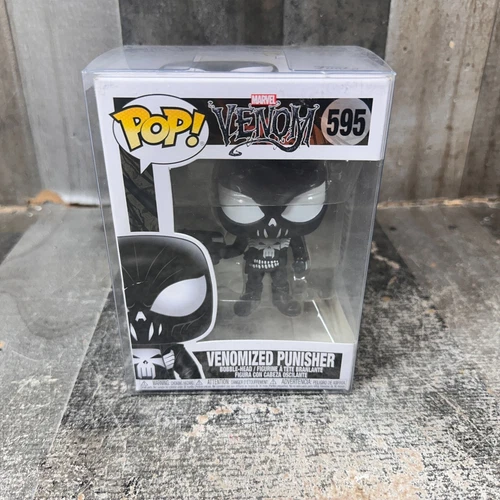 Funko Pop! Venomized Punisher #595 Vinyl Figure Marvel Venom - w/ protector