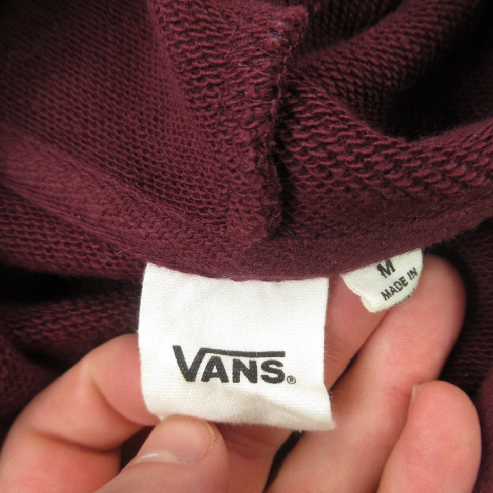 Vans Hoodie Womens Medium Long Sleeve Skateboarding Pullover Hooded Lightweight - Image 4 of 4