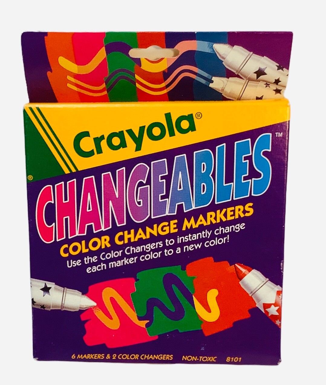Vintage 1991 Crayola changeable color change markers NOS non-toxic ...