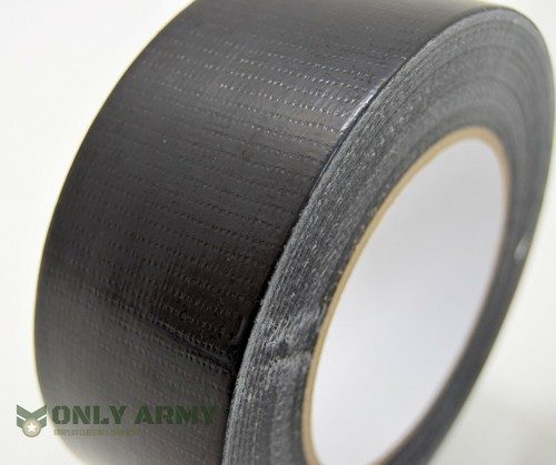 British Army NATO Issue Duct Tape Gaffa Duckt Repair Tape Black Strong 