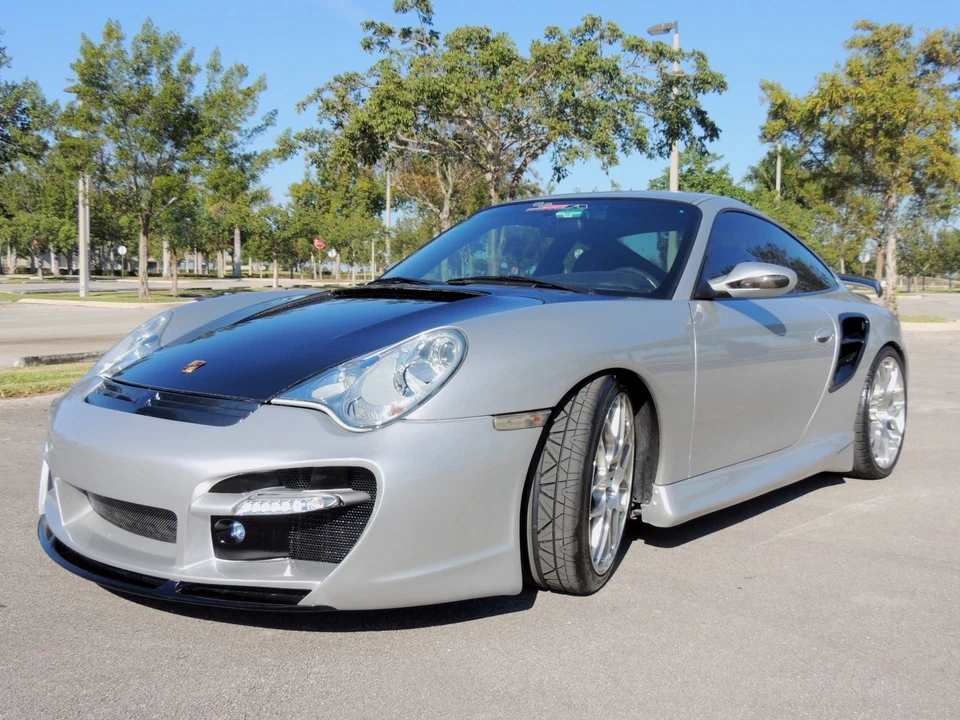 Parachoques delantero estilo Porsche 911 996 Turbo 997 GTS EVO para 996 MK2 2002-05 Foto 3 de 4