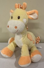 Babies R Us Yellow Orange Spots Giraffe Plush Baby Plush Toy Rattle Lovey 2013