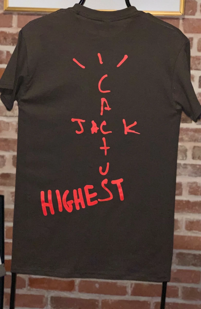 Jordan Brand Travis Scott Brown Highest In the Room T shirt Small Cactus Jack