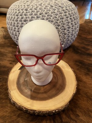 Modern Unique Retro Matt Black Red Fashion Frame  51_17 145 NEW Eyeglasses